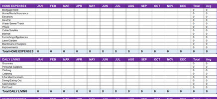 Personal Budget Spreadsheet