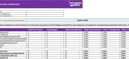 Profit and Loss Statement