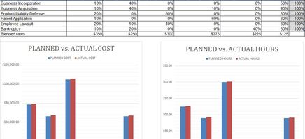 Project Plan for Law Firm Excel Template