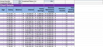 Retirement-Planner Excel Template