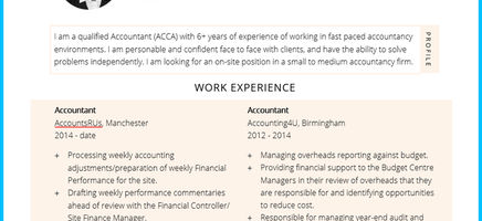 Accountant CV