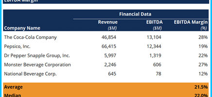 EBITDA Margin Template
