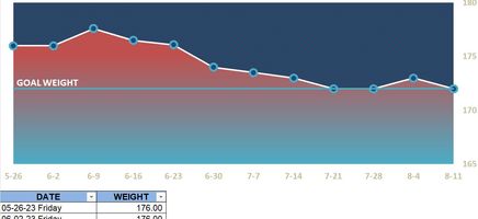 Weight-Loss-Tracker Excel Template