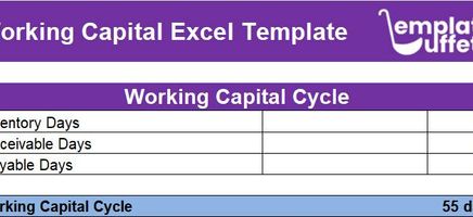 Working Capital Cycle Excel Template