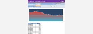 Weight-Loss-Tracker Excel Template