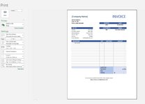 Automated Invoice Template