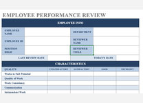 Employee performance review