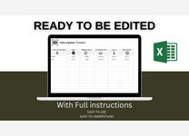 Manage and Track Your Subscriptions with the Subscriptions Tracker File
