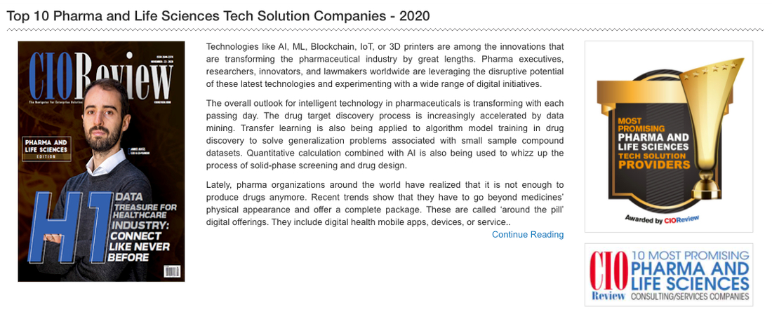 Top 10 Pharma & Life Sciences Tech Solution Companies 2020 Top 10 Pharma & Life Sciences Tech Solution Companies 2020