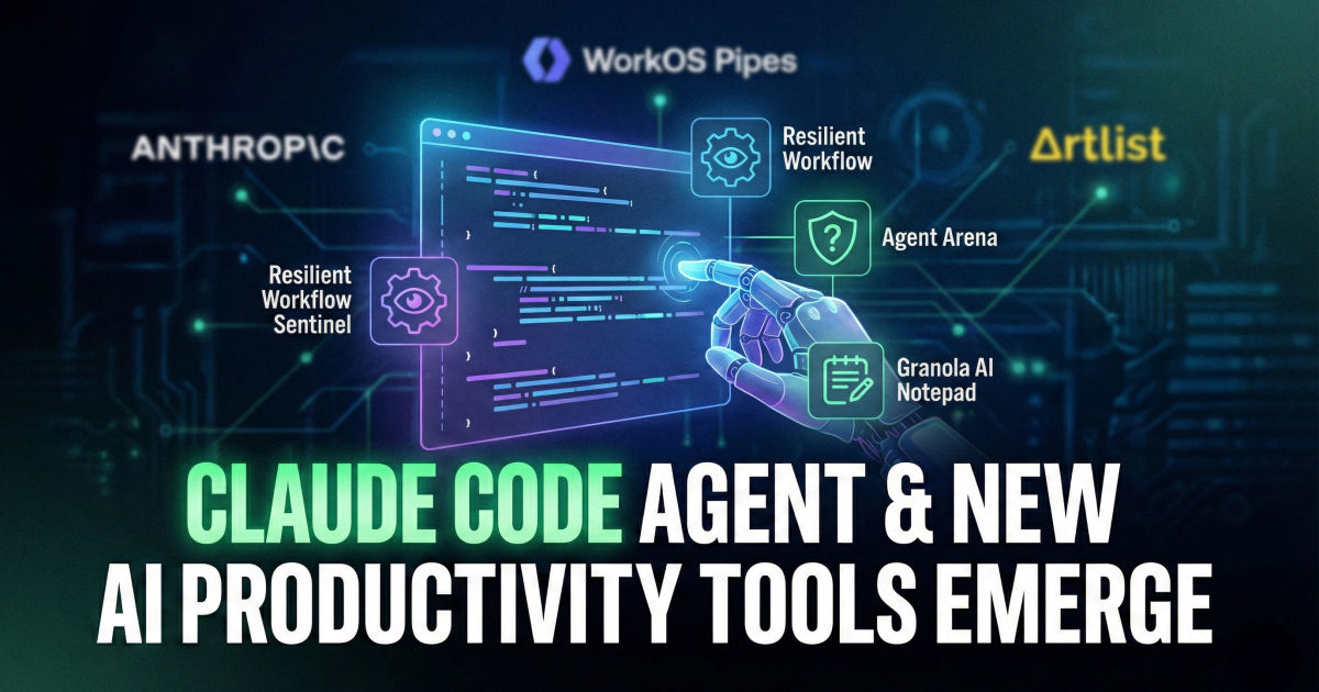 Claude Code Agent Leads Latest AI Tool Spotlights | testified.ai