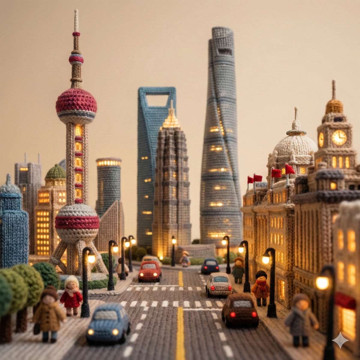 Knitted City Example - Shanghai