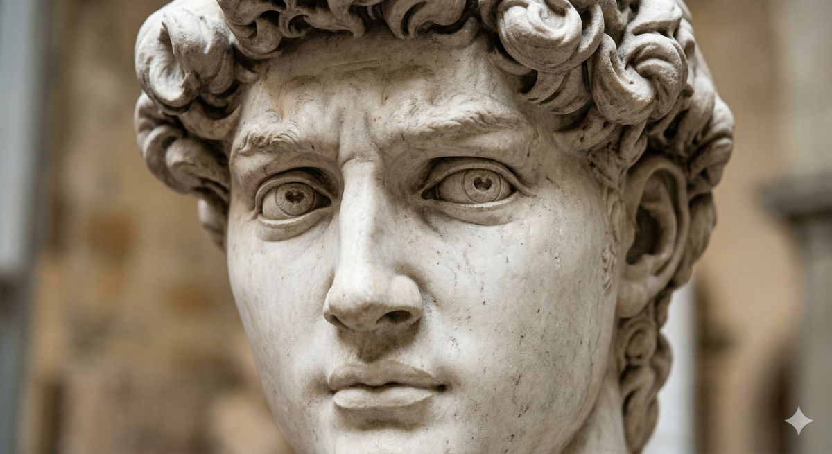 NanoBanana Prompt Example - Neoclassical Marble Statue