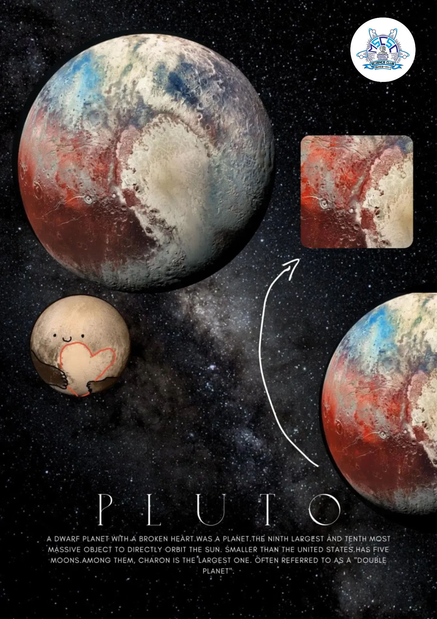 cover image of Pluto, a dwarf planet in the Kuiper belt