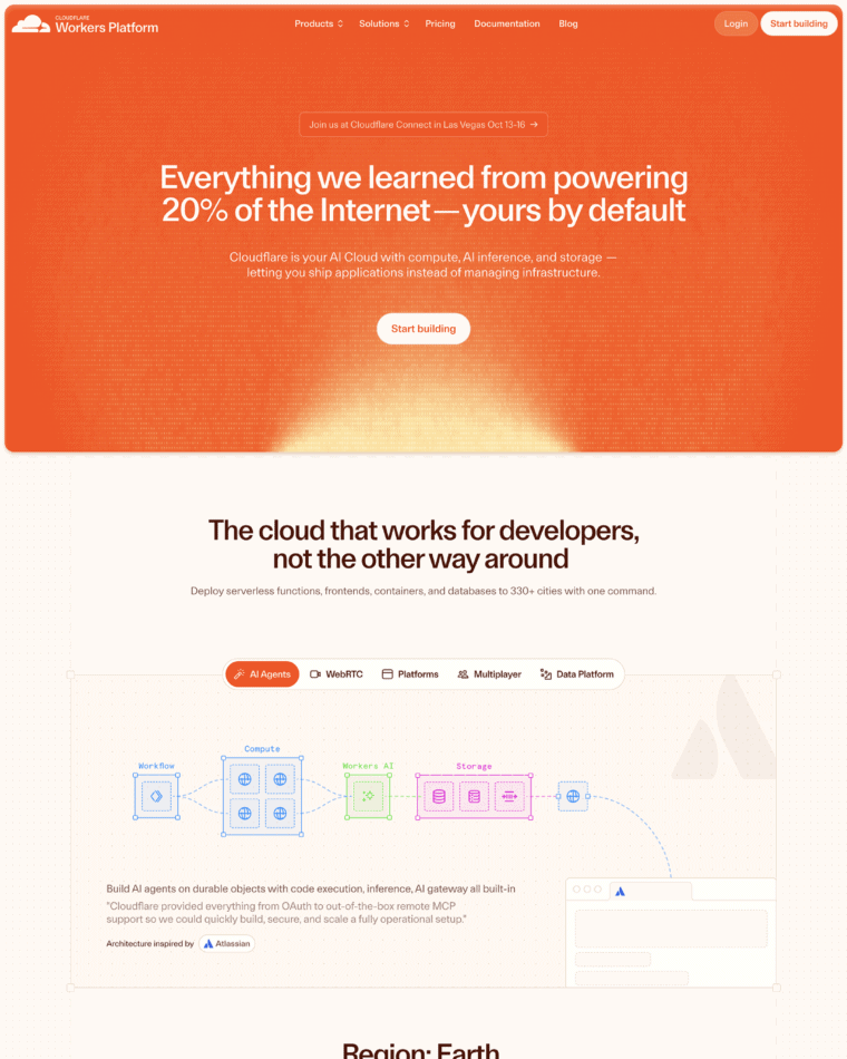 Cloudflare Workers screenshot