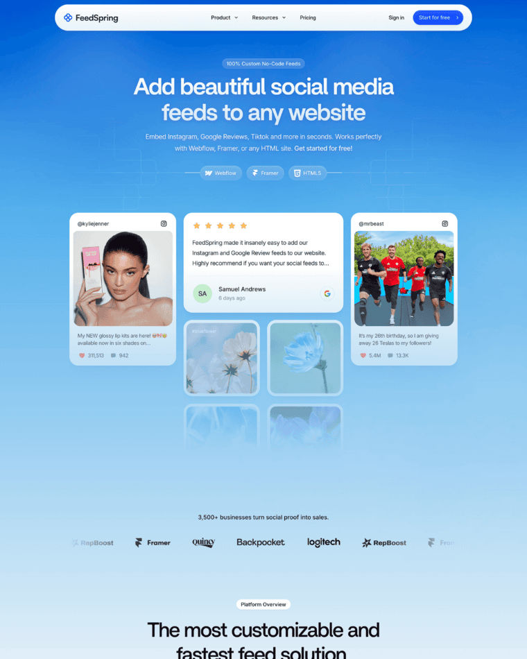 FeedSpring screenshot