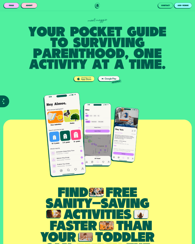 Maggie App screenshot