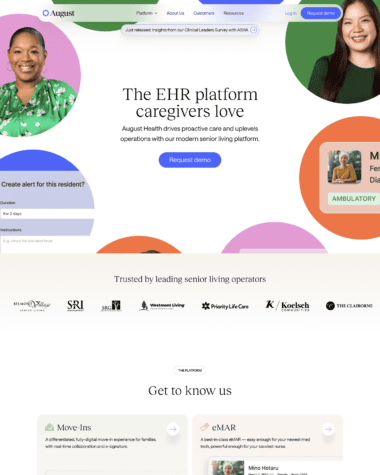 August Health screenshot