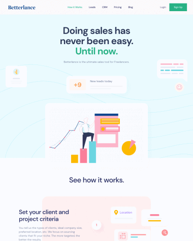 Betterlance features screenshot