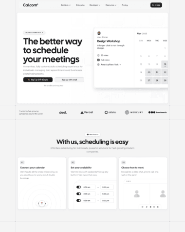 Cal.com screenshot