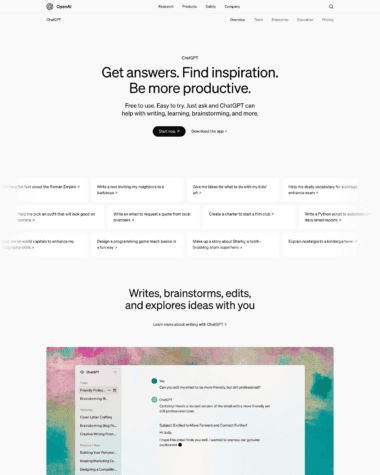 ChatGPT screenshot