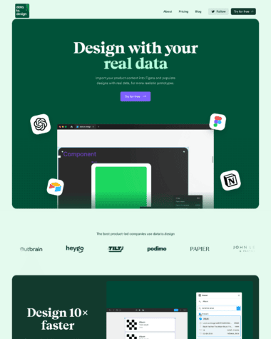 Data.to.design screenshot