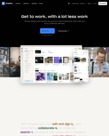 Dropbox screenshot