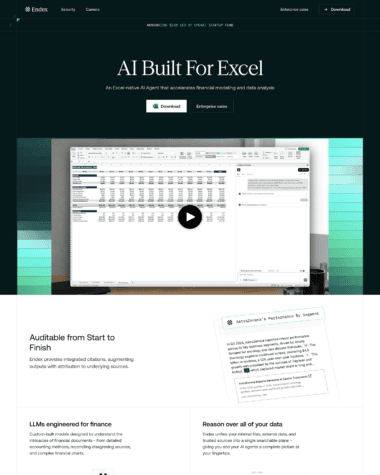 Endex screenshot