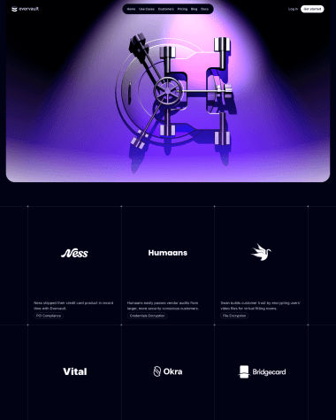 Evervault testimonials screenshot