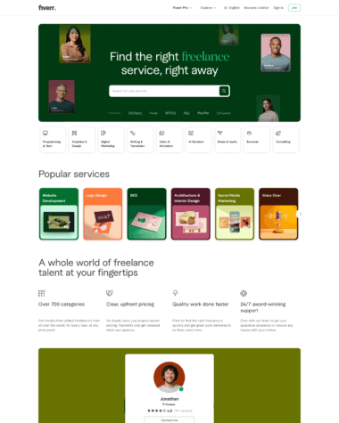 Fiverr screenshot