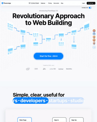 FlowMapp screenshot