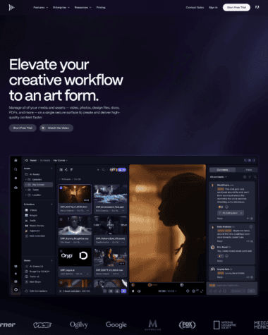 Frame.io screenshot