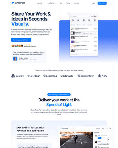 Jumpshare screenshot