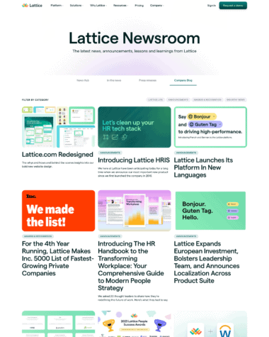 Lattice blog screenshot