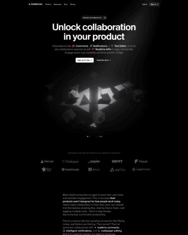 Liveblocks screenshot