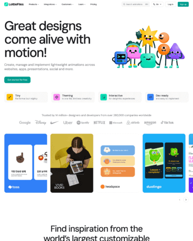 LottieFiles screenshot