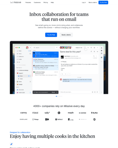 Missive screenshot