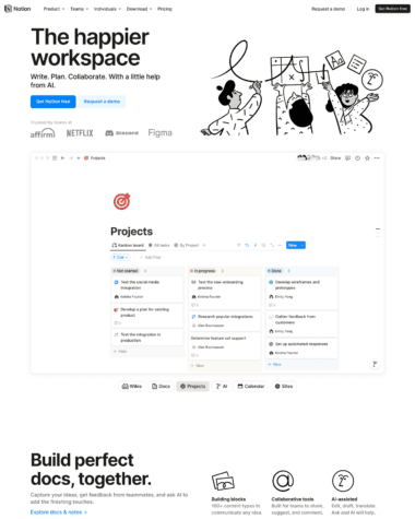 Notion screenshot