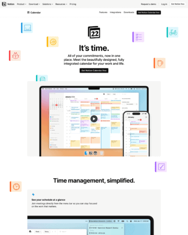 Notion Calendar screenshot