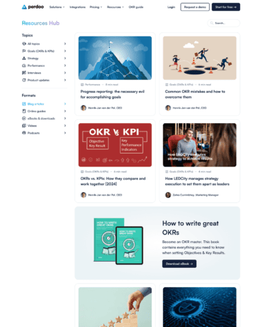 Perdoo blog screenshot