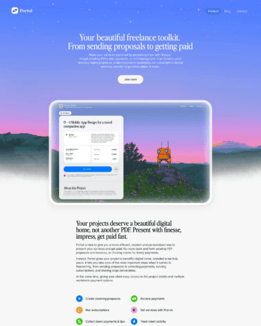 Portal screenshot