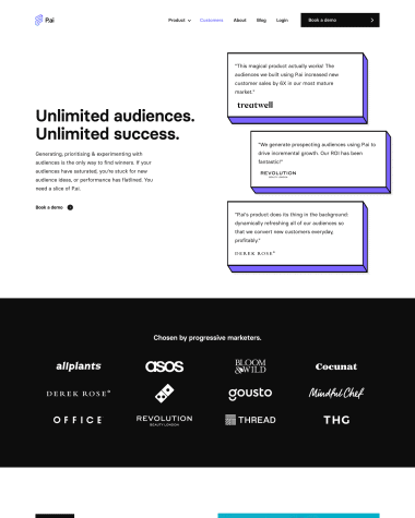Programmai testimonials screenshot