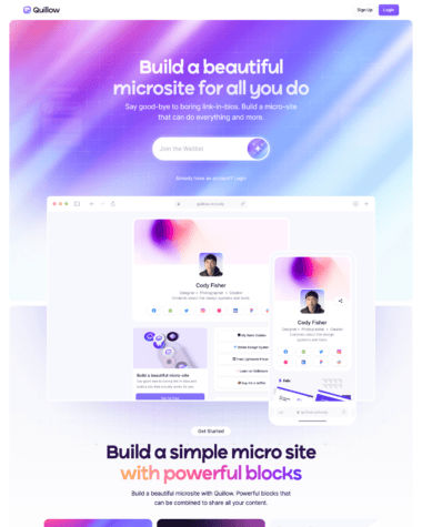 Quillow screenshot