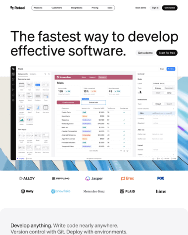 Retool screenshot