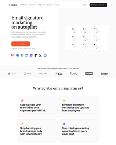 Scribe screenshot