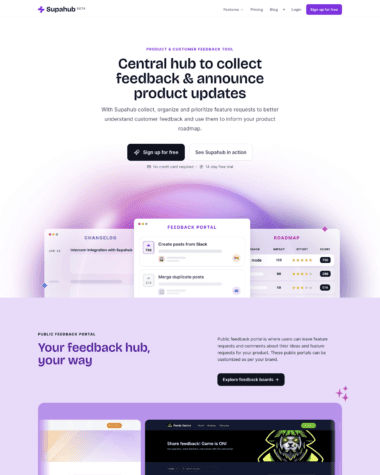 Supahub screenshot