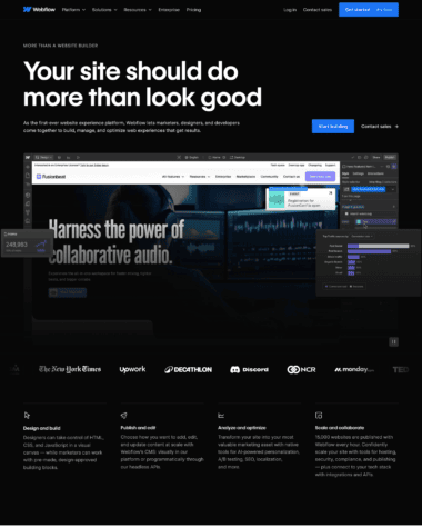 Webflow screenshot