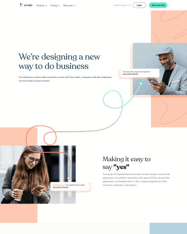 Yousign about us screenshot