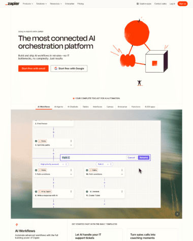 Zapier screenshot