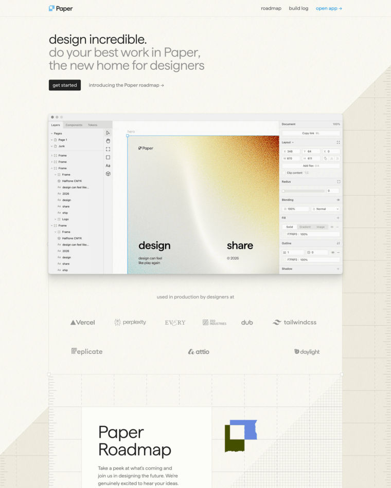 Paper screenshot