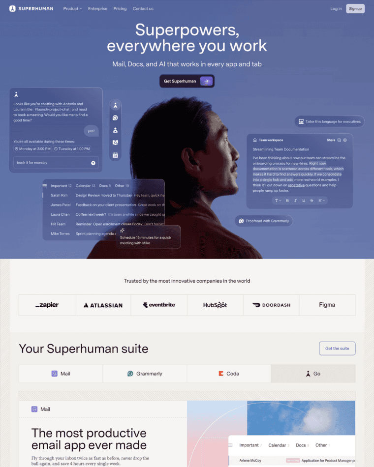 Superhuman screenshot